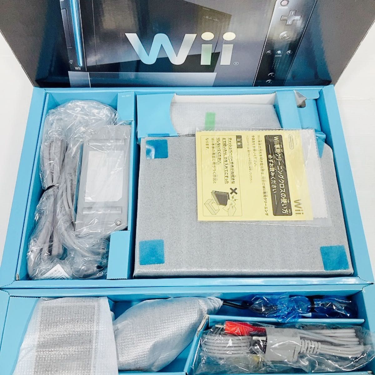  unused Wii body black RVL-S-KJ completion of production ultra rare rare not yet connection anonymity delivery masterpiece 