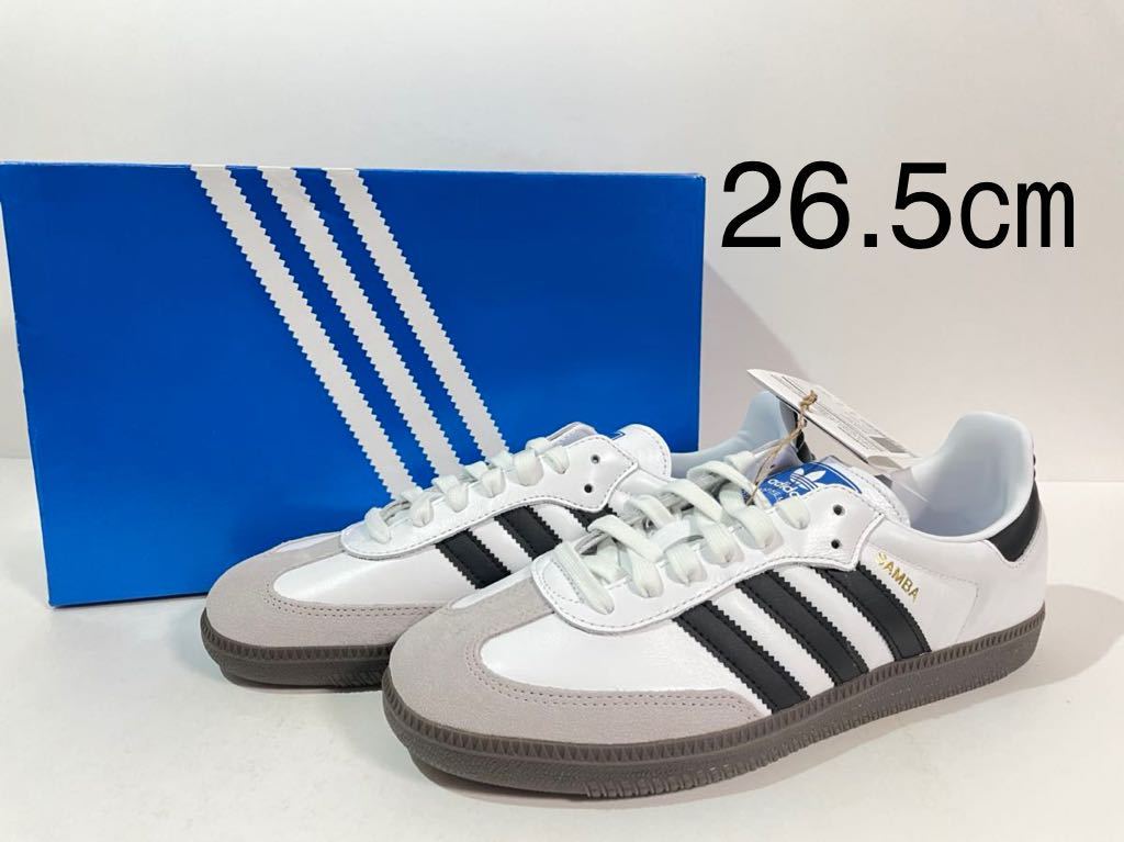 新品】26 5㎝ adidas SAMBA OG アディダス サンバ OG ホワイト B75806