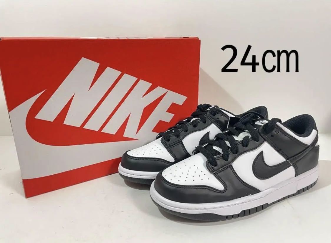 NIKE DUNK low ナイキ ダンクローパンダ 24センチ-