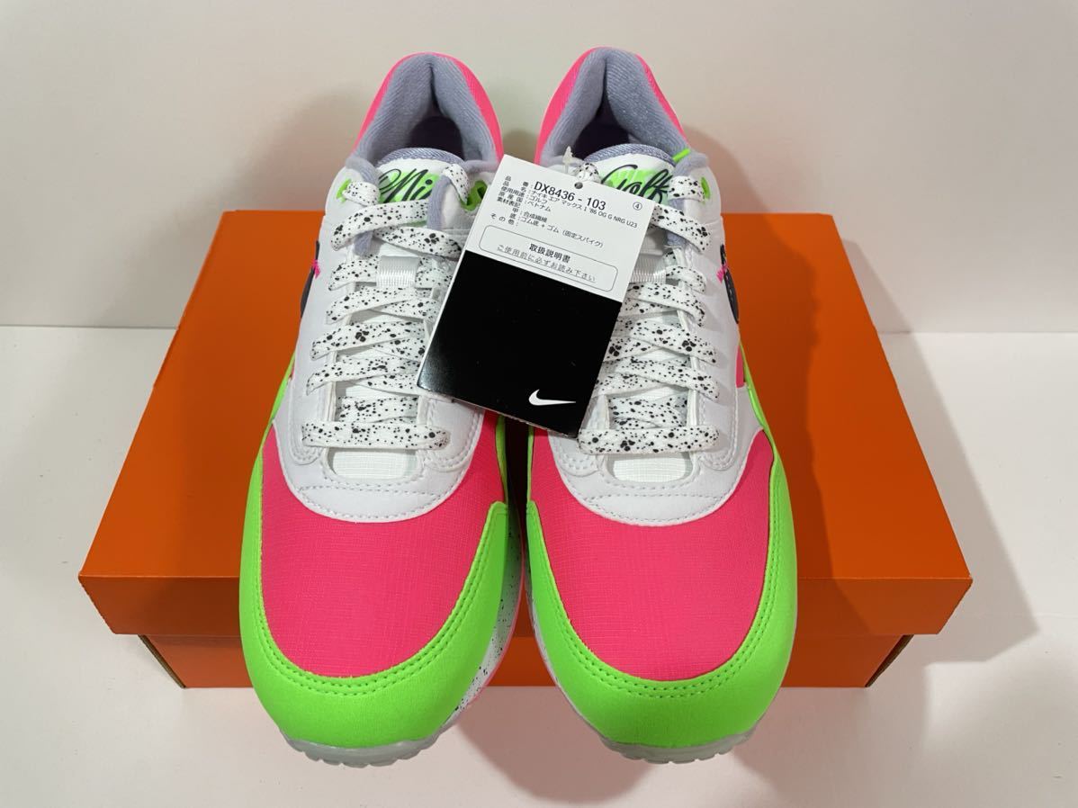 【送料無料】【新品】28㎝ Nike Air Max 1 ’86 OG Golf NRG “US Open” エアマックス1 ’86 OG ゴルフ エナジー “USオープン”