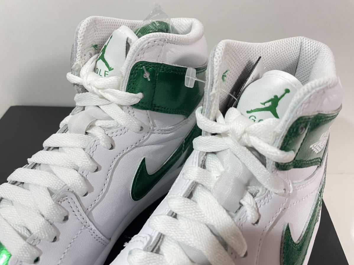 新品】Nike Air Jordan 1 High G “Metallic Pine Green” エア