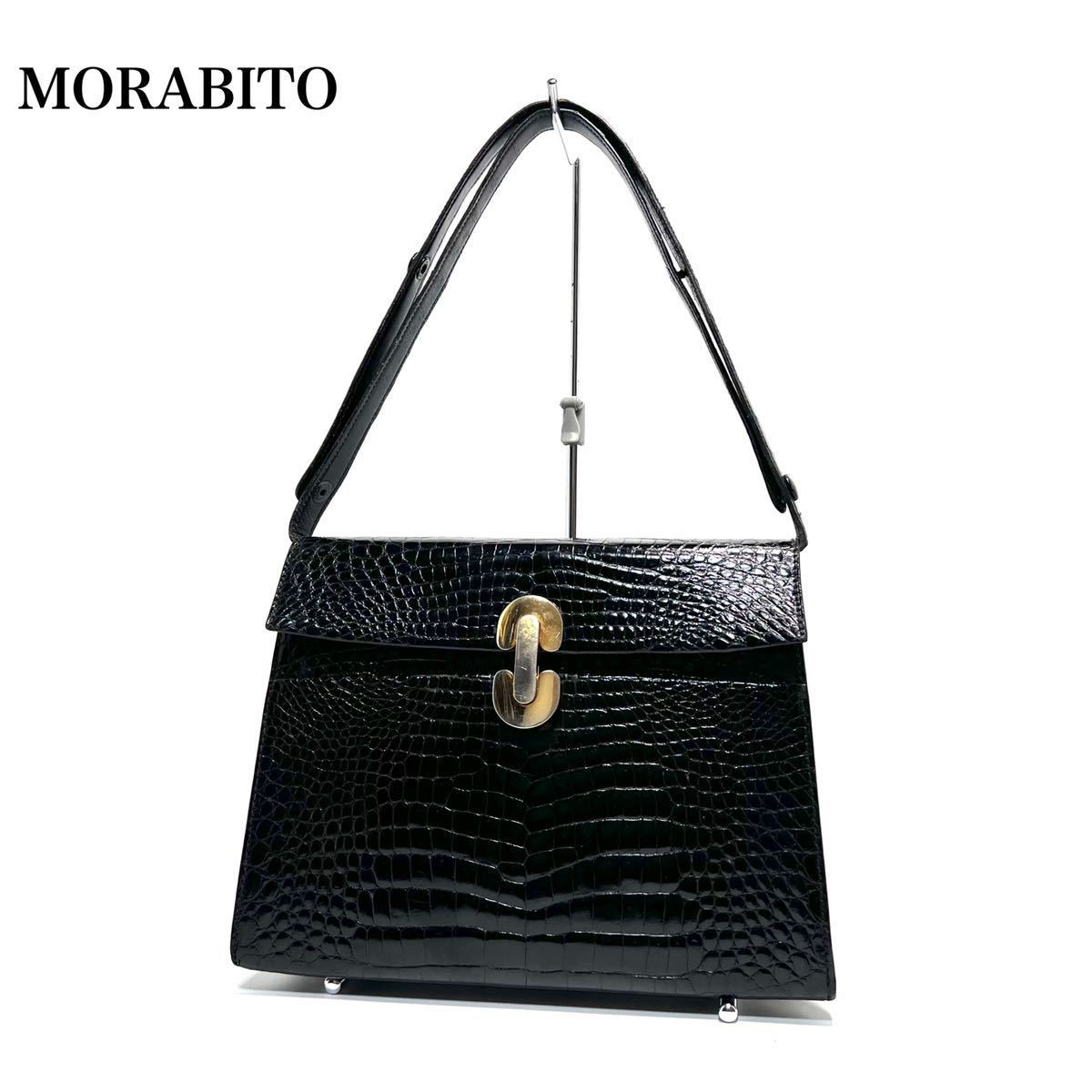 ☆良品☆ MORABITO モラビト crocodile skin クロコダイル