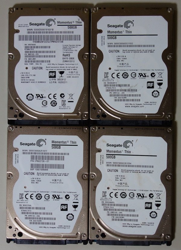 3745 2.5インチ内蔵SATAハードディスク500GB Seagate ST500LT012