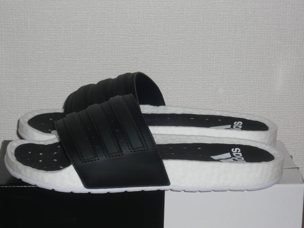 4★★★★即決！新品 adidas/アディダス アディレッタ ブースト/ adilette boost 白 US12.0/30.5cm_画像3