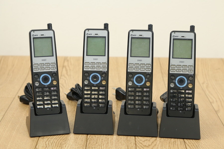 最安 【NTT αNX】（NX-DCL-PS-1K）コードレス電話機４点 2010年製