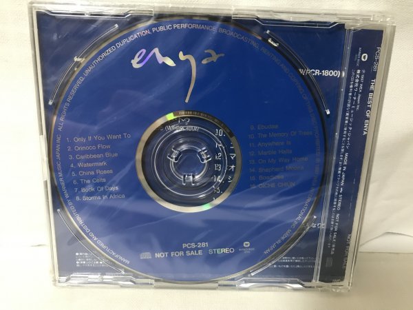 E581 非売品 CD エンヤ ベストアルバム THE BEST OF ENYA ENYA プロモ