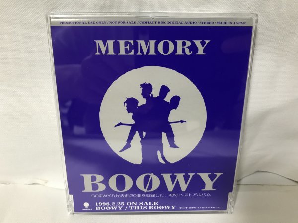 E581 BOOWY не продается промо запись CD [ MEMORY from THIS BOOWY ] Himuro Kyosuke Hotei Tomoyasu 