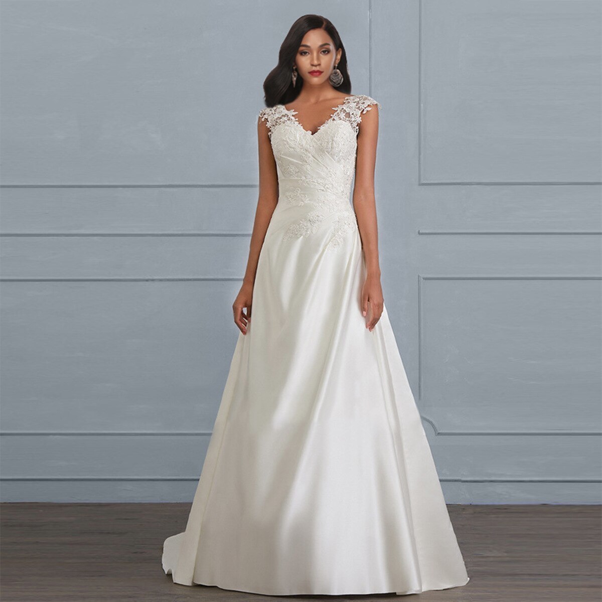  bargain * wedding dress long Vintage high waist Eve person g dress bride ... wedding summer dress no sleeve S~5XL