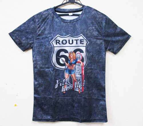 【新品・即決】ROUTE66　Tシャツ　②　XXXL　ルート66　アメリカ　USA　バイク　ブラック　黒　クリックポスト発送可_画像1