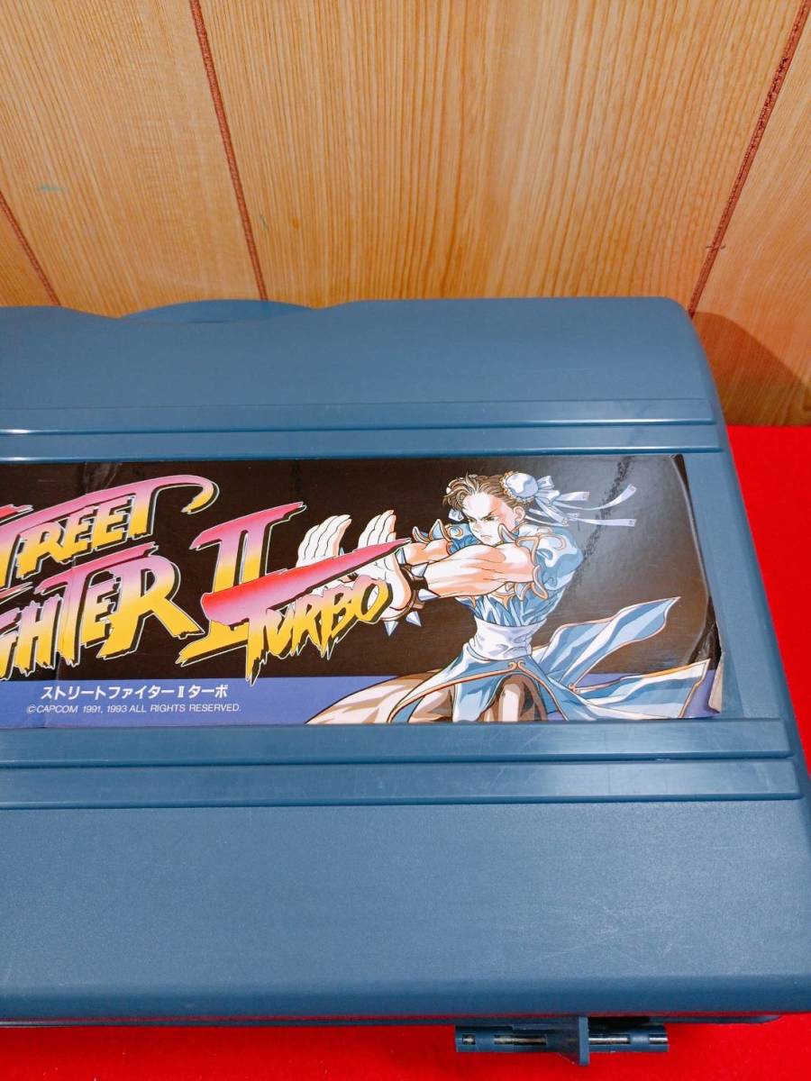  ultra rare! rare! mania worth seeing! Street Fighter 2 turbo STREET FIGHTER II TURBO nintendo Super Famicom storage case NINTENDO