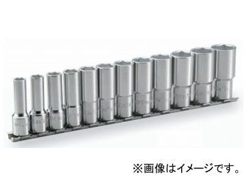  tone /TONE 9.5mm(3/8~) deep socket set (6 angle * holder attaching ) 12 point product number :HSL312