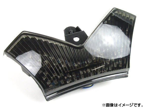 LEDテールランプ カワサキ ZX14/ZX14R/ZZR1400 2006年～2009年 スモーク AP-BP-43-SM 2輪_画像1