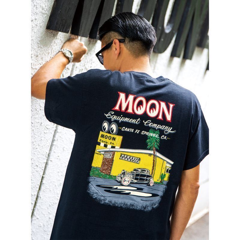 送料込み Sサイズ MOONEYES MOON Equipment Company Tシャツ ムーンアイズ ムーン イクイップメント カンパニー 企業Ｔシャツ