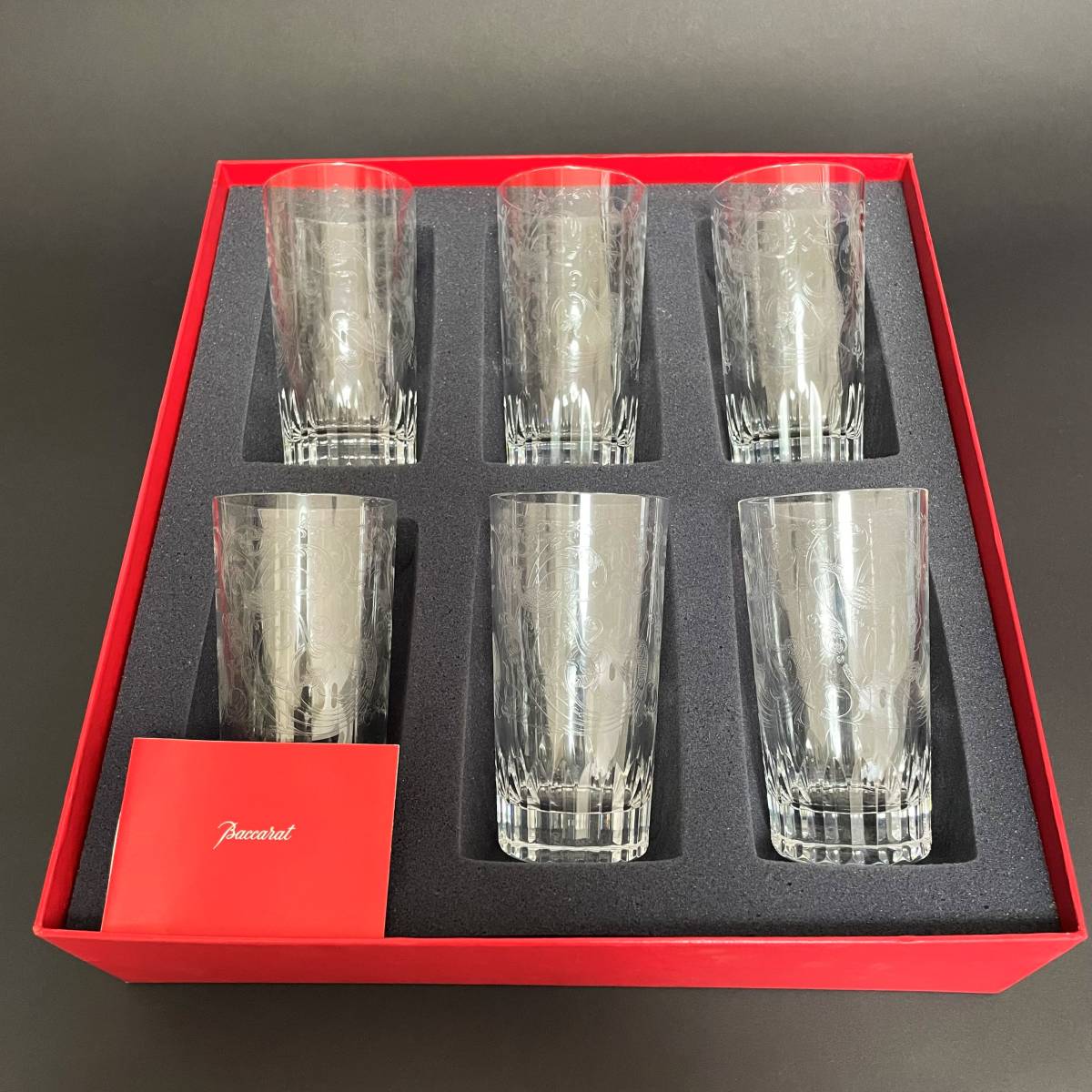 美品】Baccarat バカラ クリスタル パルメ ハイボール タンブラー