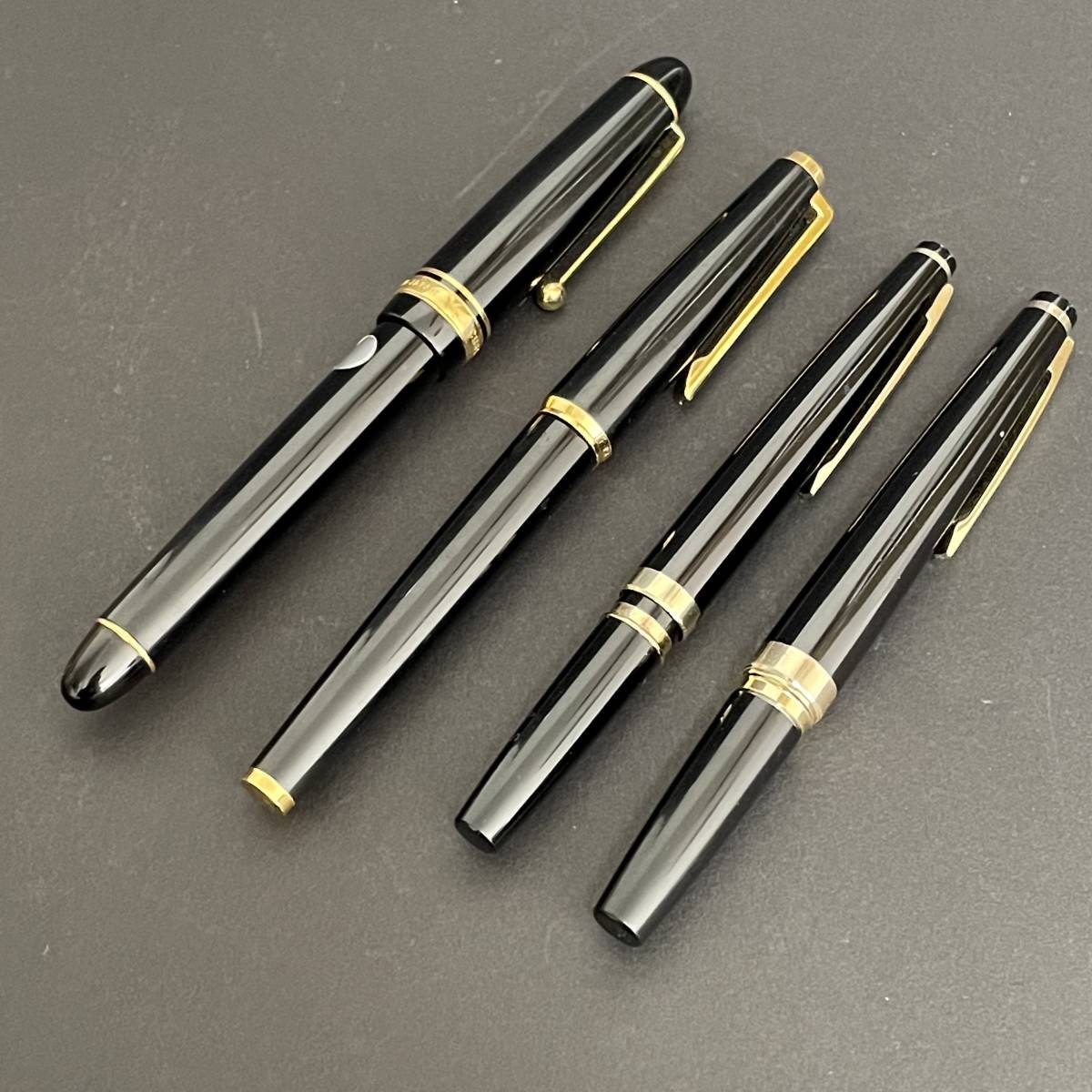パイロット 万年筆 4本セット 18K-750 14K-585 ゴールド ペン先 | www