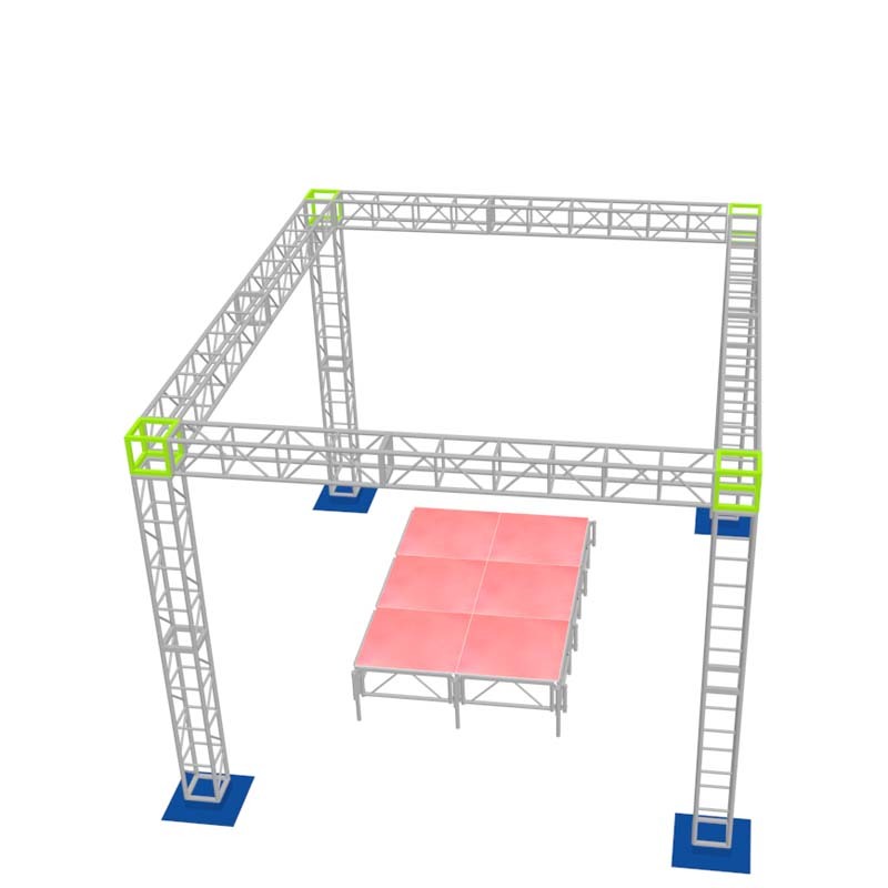  тигр s комплект stage тигр s5×4×4m легкий aluminium высота 4m| временный концерт stage утро . шт. складной aluminium складной stage комплект 