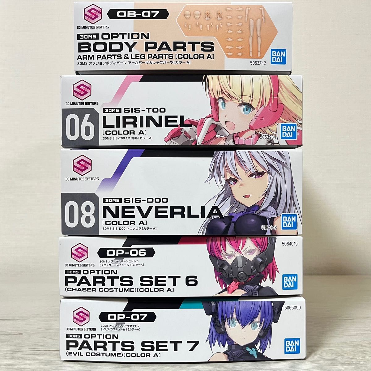 30MS カラーAセット(OB-06&07 水着パーツセット リリネル ネヴァリア