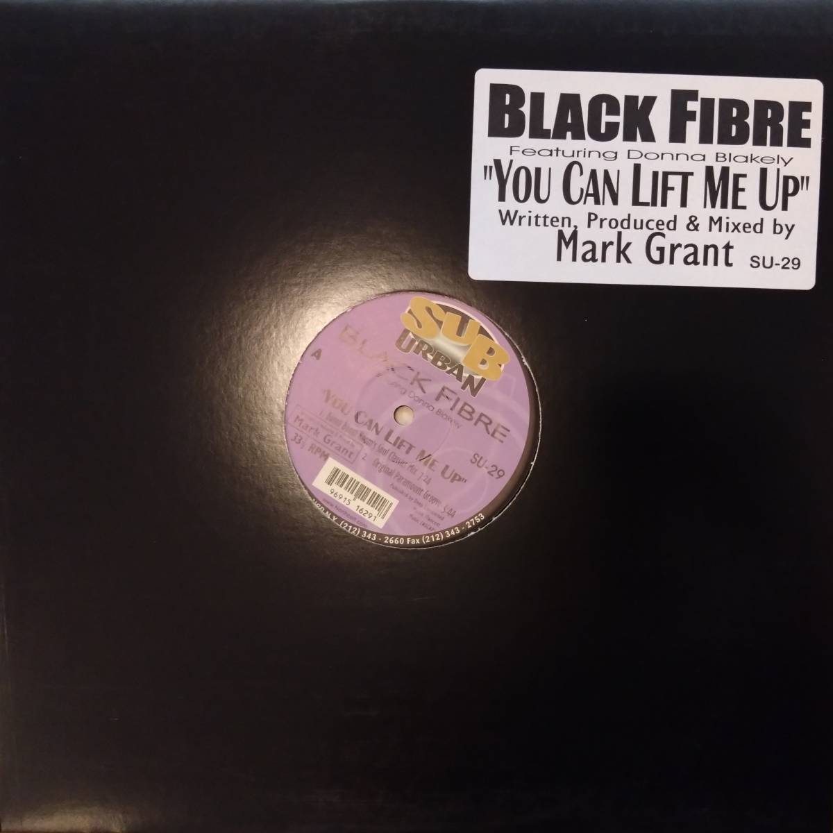 【中古・アナログレコード】Black Fibre Featuring Donna Blakely / You Can Lift Me Up【SCMS0000000210】_画像1