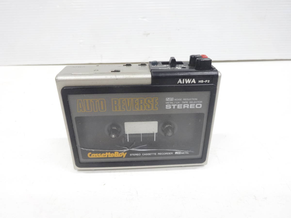 海外最新 cassetteboy アイワ HS-F2 AIWA カセットプレーヤー 通電