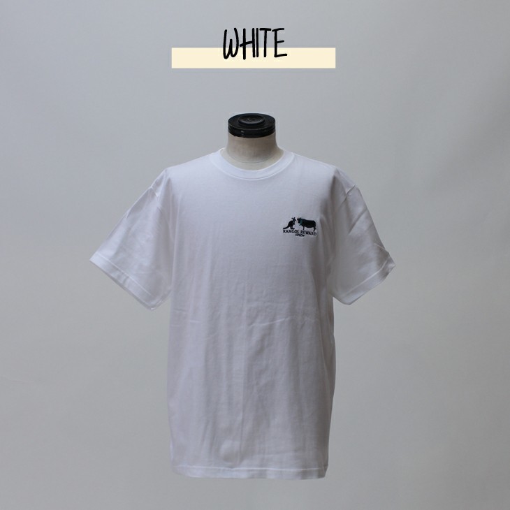 [ new goods unused ]Kangol reward cow . collaboration T-shirt unisex L size white 