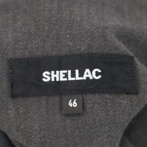 シェラック 日本製 裾ジップ ブーツカット デニムパンツ 46 黒系 SHELLAC ジーパン メンズ 230613_画像8