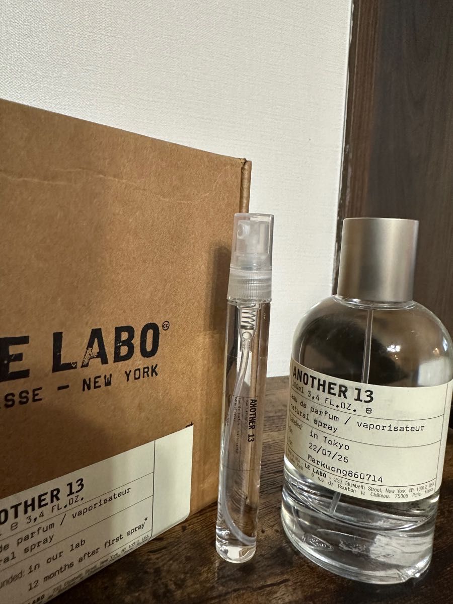 LELABO ANOTHER 13 ルラボアナザー13 10ml アトマイザー|PayPayフリマ ANOTHER 13 ルラボアナザー13 10ml アトマイザー