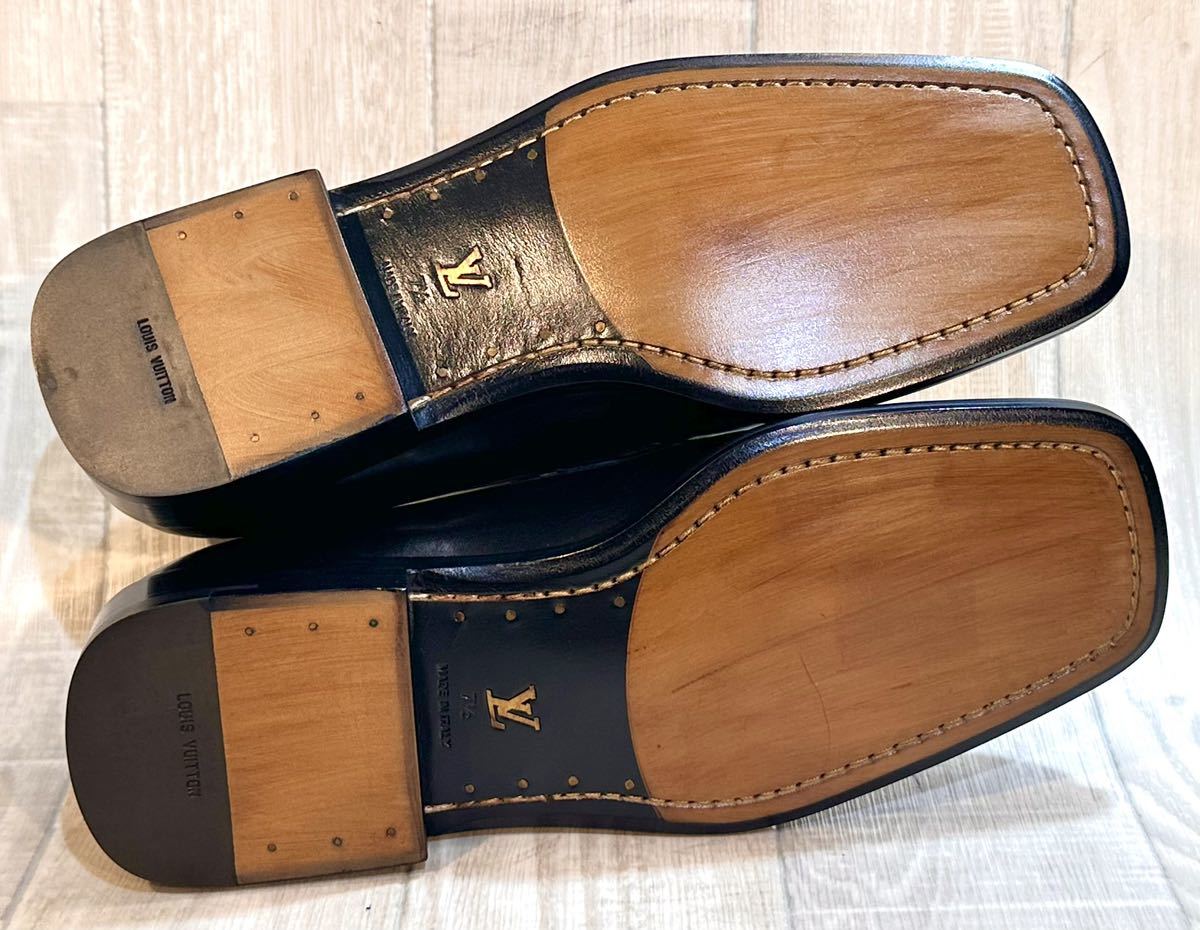 未使用】LOUIS VITTON ルイ・ヴィトン◇26.5cm 7.5◇ITALY製◇コイン