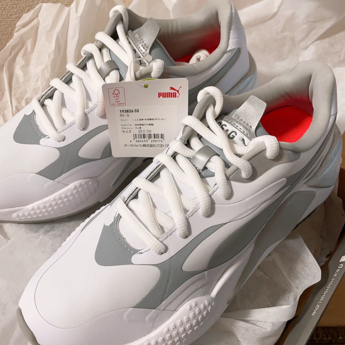 プーマ PUMA ゴルフ RS-G スパイクレス ゴルフシューズ メンズ 26cm RS