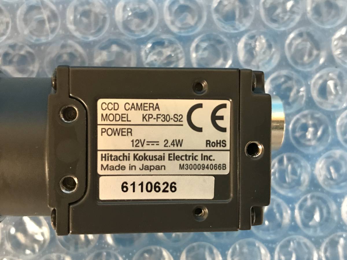 [CK18148] Hitachi Kokusai 日立国際電気 KP-F30-S2 CCD CAMERA 動作保証_画像2