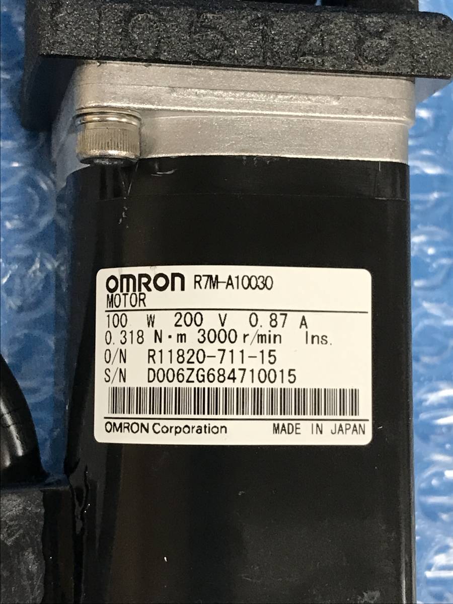 [CK18301] OMRON オムロン R7M-A10030 サーボモータ ガイドアクチュエータ 動作保証_画像6