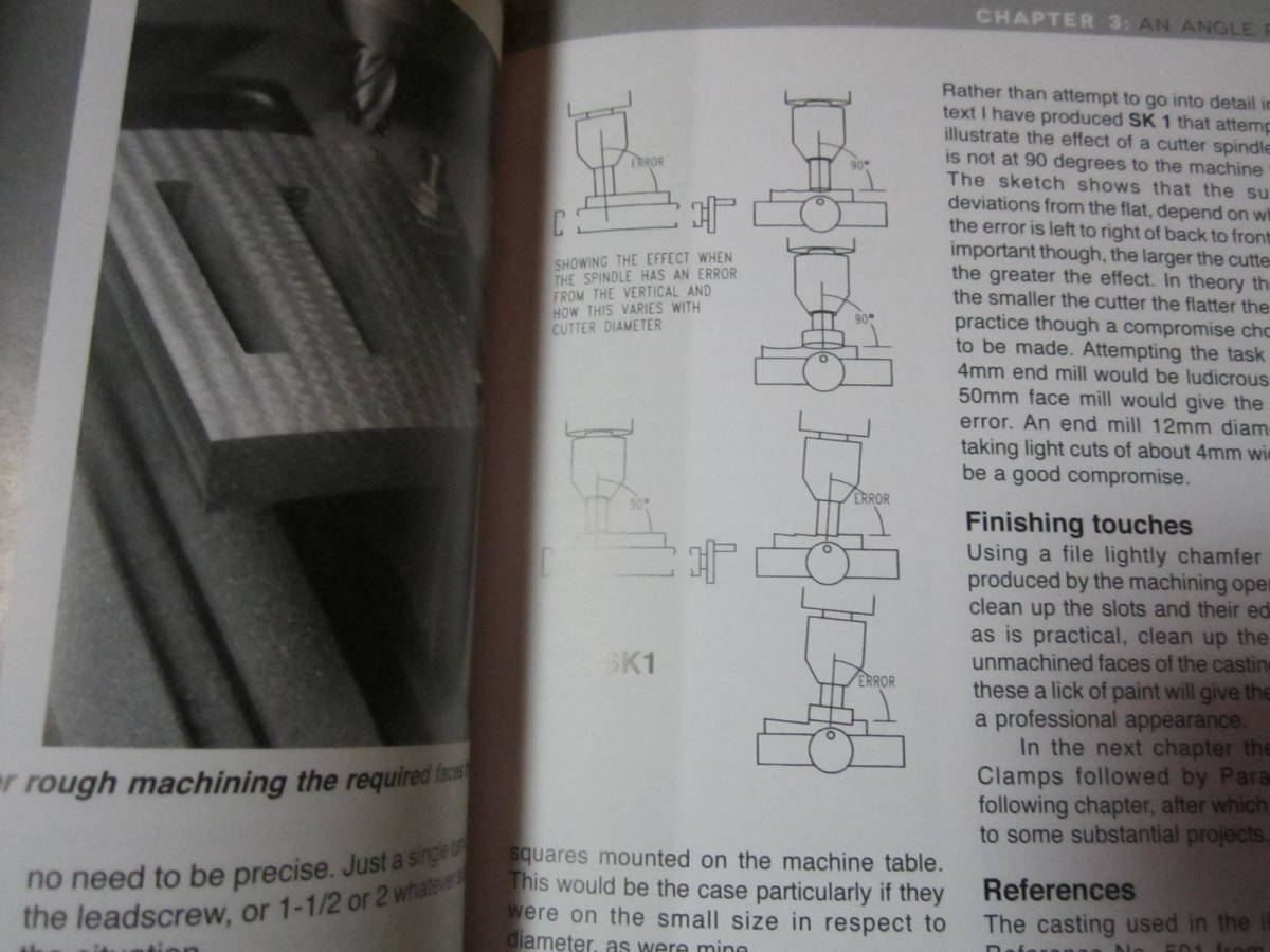 洋書　Milling for Home Machinists　ホームマシリストのためのミーリング　金属加工　他　小口に破れあり_画像3