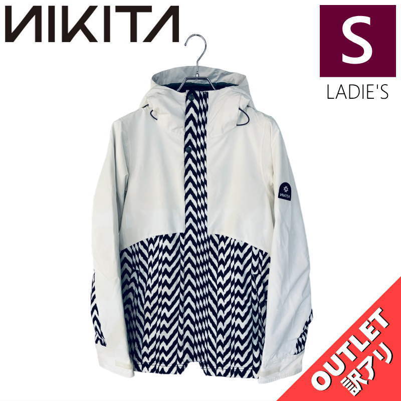 【OUTLET】 NIKITA SITKA JKT WHITE Sサイズ レディース スノーボード スキー ジャケット JACKET アウトレット