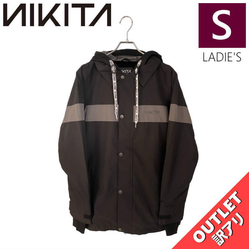 【OUTLET】 NIKITA LAUREL JKT BLACK Sサイズ レディース スノーボード スキー ジャケット JACKET アウトレット_画像1