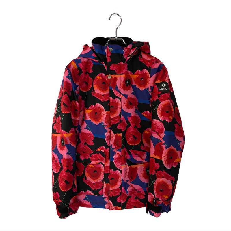 【OUTLET】 NIKITA GIRLS HAWTHORNE JACKET PRINT PANSY Mサイズ キッズ スノーボード スキー ウェア アウトレット_画像2