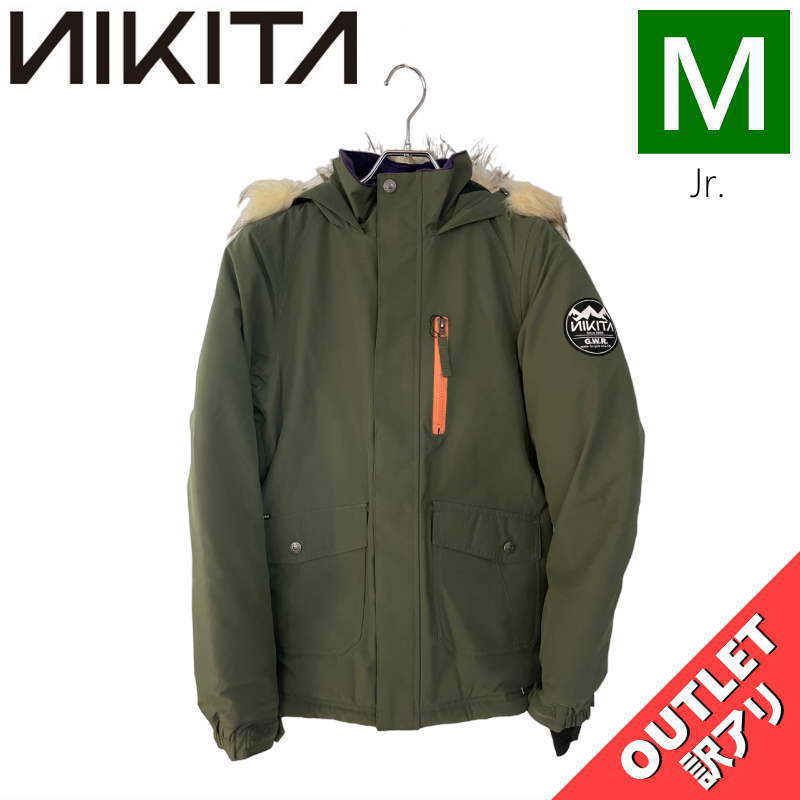 【OUTLET】 NIKITA GIRLS ESPAN JACKET FATIGUE Mサイズ キッズ スノーボード スキー ウェア アウトレット_画像1