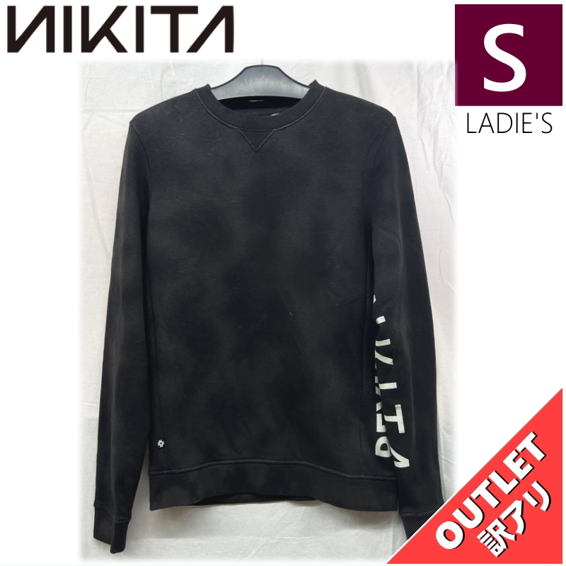 【OUTLET】 NIKITA ROSELYN CREW CHARCOAL Sサイズ ニキータ レディース 女性 アパレル クルーネック トレーナー 日本正規品_画像1