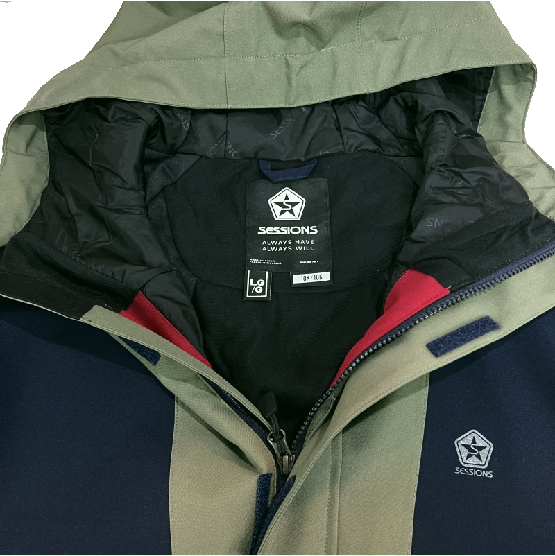 【OUTLET】 SESSIONS SCOUT JKT カラー:BRICK Lサイズ メンズ スノーボード スキー ウェア ジャケット JACKET アウトレット