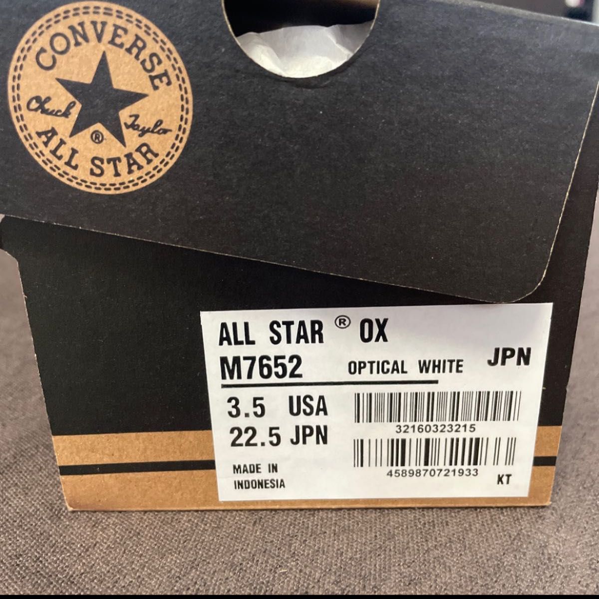 コンバース　オールスターOX  CONVERSE ALLSTARキャンバススニーカー 22.5cm