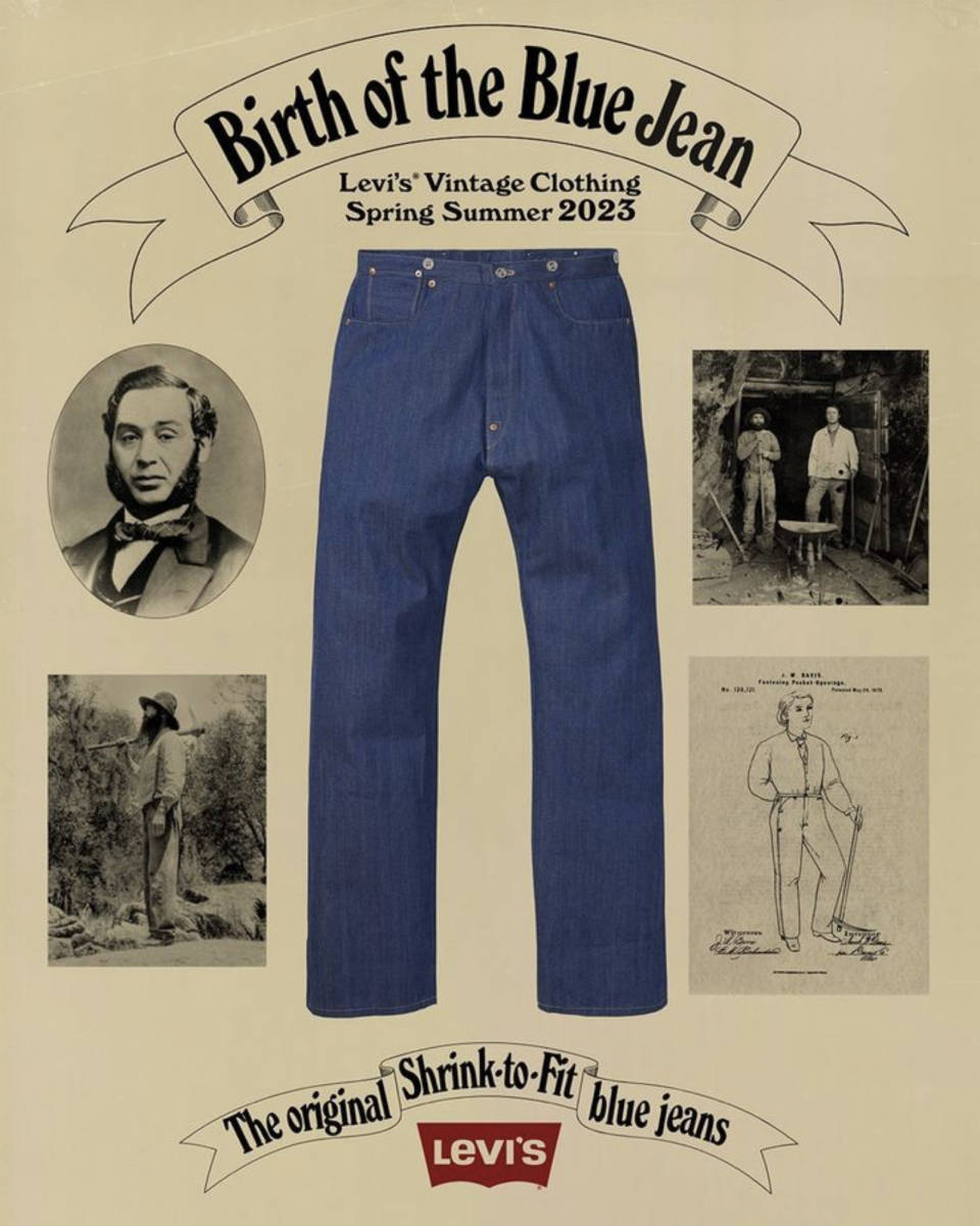 絶品】 Overalls Waist XX 1873 “First (LVC) Clothing Vintage Levi's