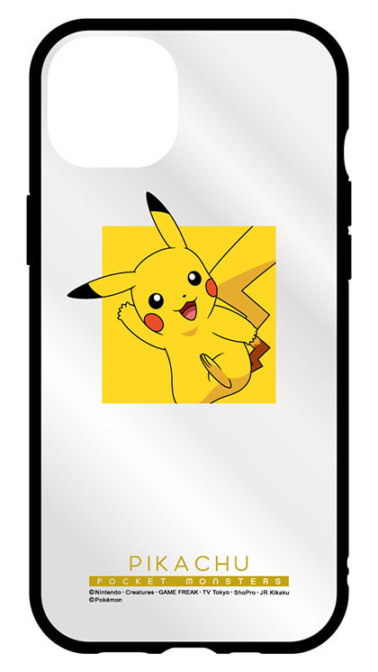 ピカチュウ ポケモン iPhone 14Plus クリア ケース カバー スマホ 透明 ポケットモンスター キャラクター グッズ 可愛い 大人 耐衝撃_画像1