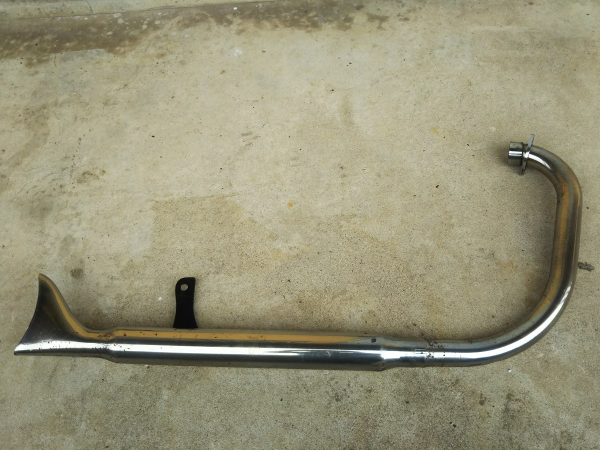 SR400 SR500 フィッシュテールマフラー トルクコーン エキパイB級