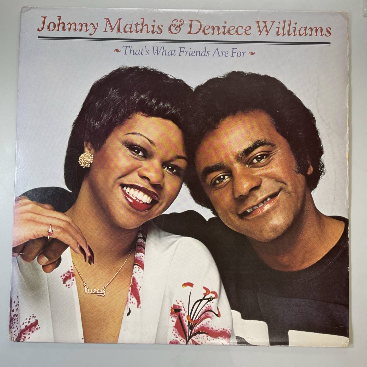 28393★良盤【US盤】 Johnny Mathis & Deniece Williams / That's What Friends Are For _画像1