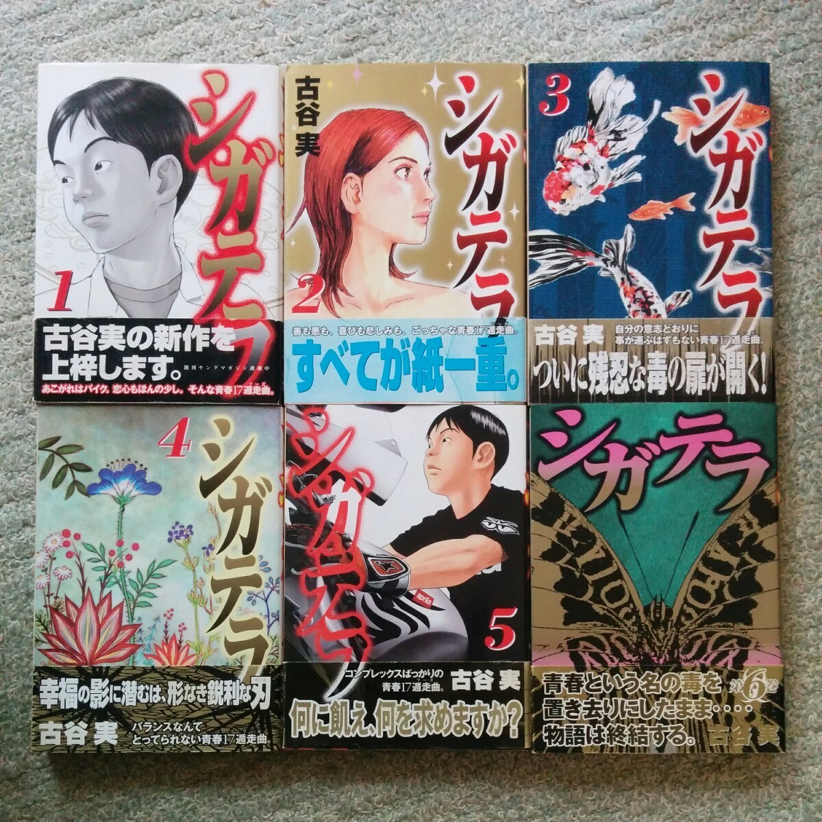 シガテラ 全巻 初版 帯 全6巻 完結 古谷実 送料全国一律520円 ヤンマガ (全巻セット)|売買されたオークション情報、ヤフオク! の商品情報をアーカイブ公開 シガテラ 1-6巻 全巻セット