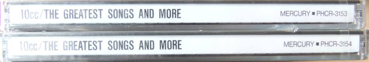 ☆CD未開封品☆10CC THE GREATEST SONGS AND MORE PHCR-3153.3154 2枚