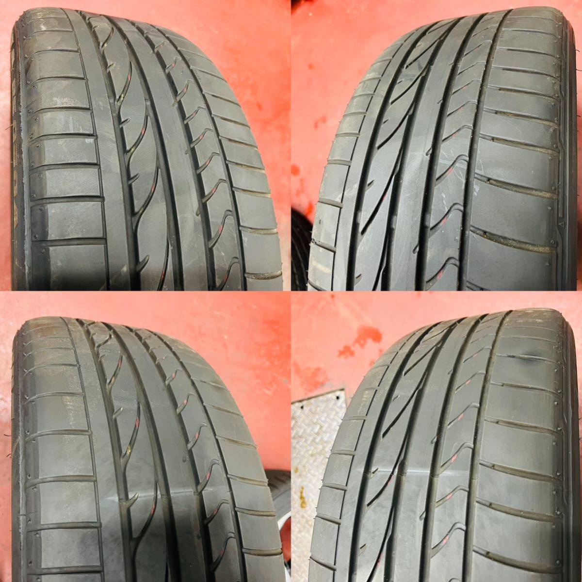 美品 送料無料【225/50R18 95V ブリヂストン ポテンザ RE050A 4本