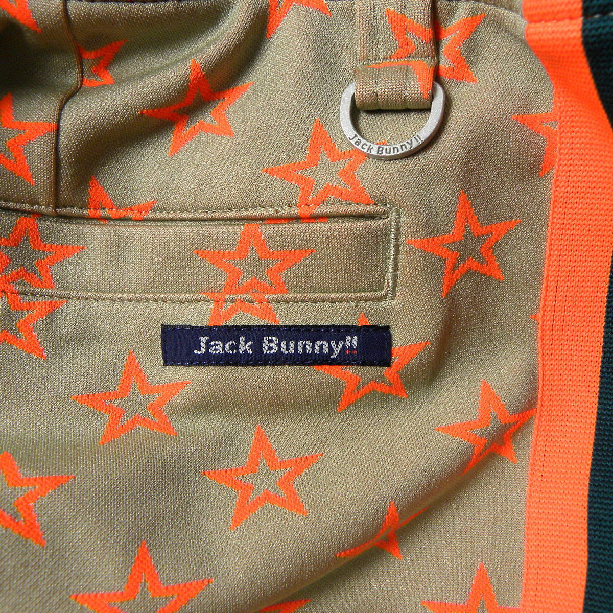 ジャックバニー Jack Bunny!! スタープリント サイドラインジャージィゴルフパンツ ウエストゴム 2 パーリーゲイツ レディース l0606-1_画像5