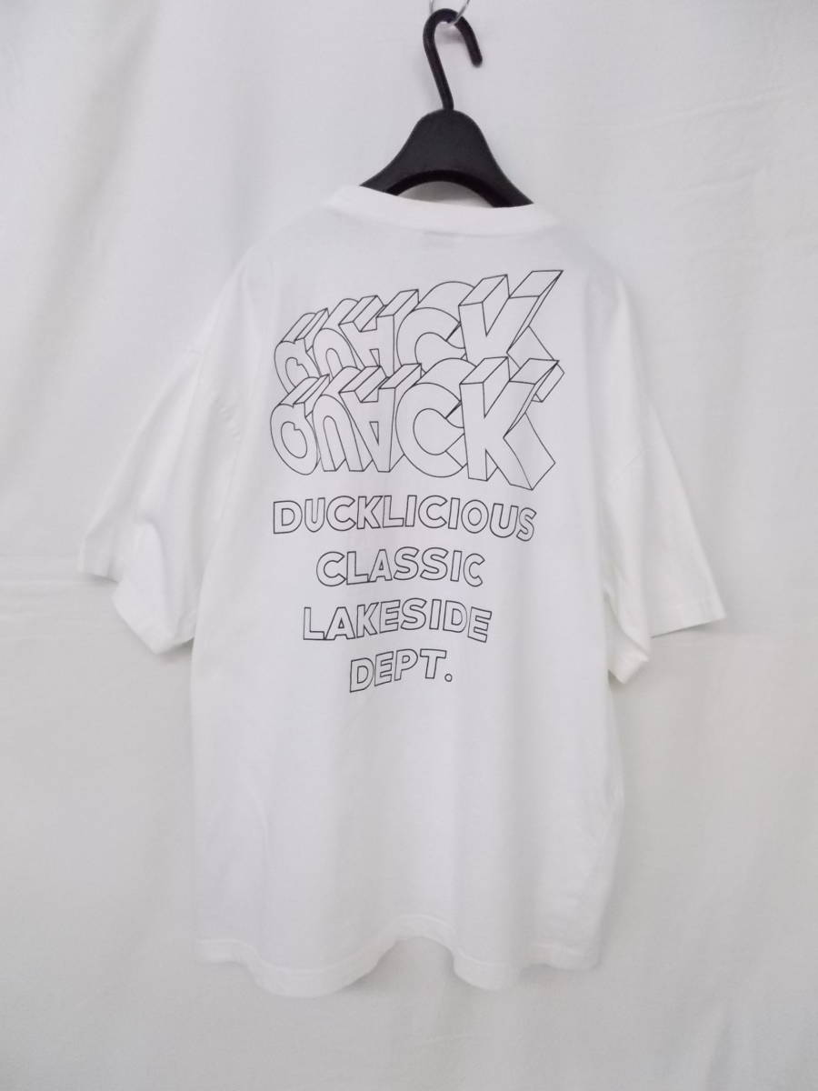 ▼B ONE SOUL/ビーワンソウル▼オーバーサイズ半袖Tシャツ サイドポケット付/M/白_画像2