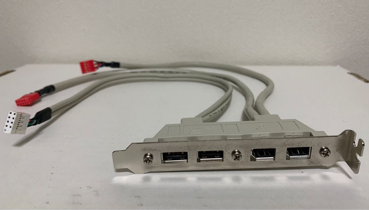 リアブラケット 2ポート USB2.0 ＋FireWire IEEE1394