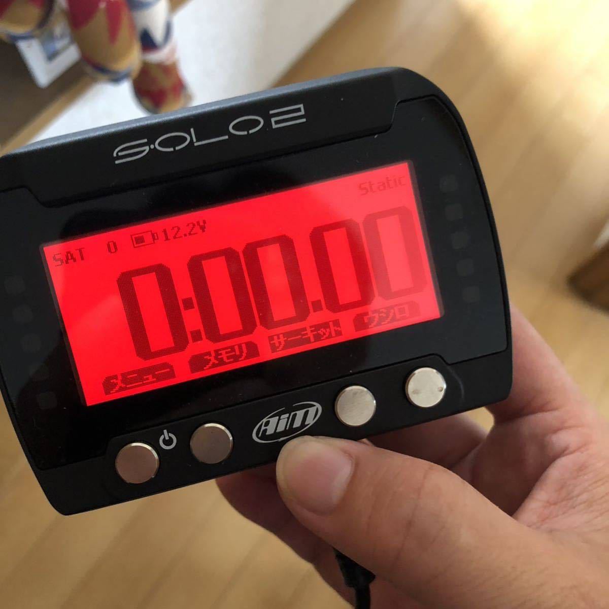 Aim solo2 GPSデータロガー ラップタイマー ロールバーホルダー付き