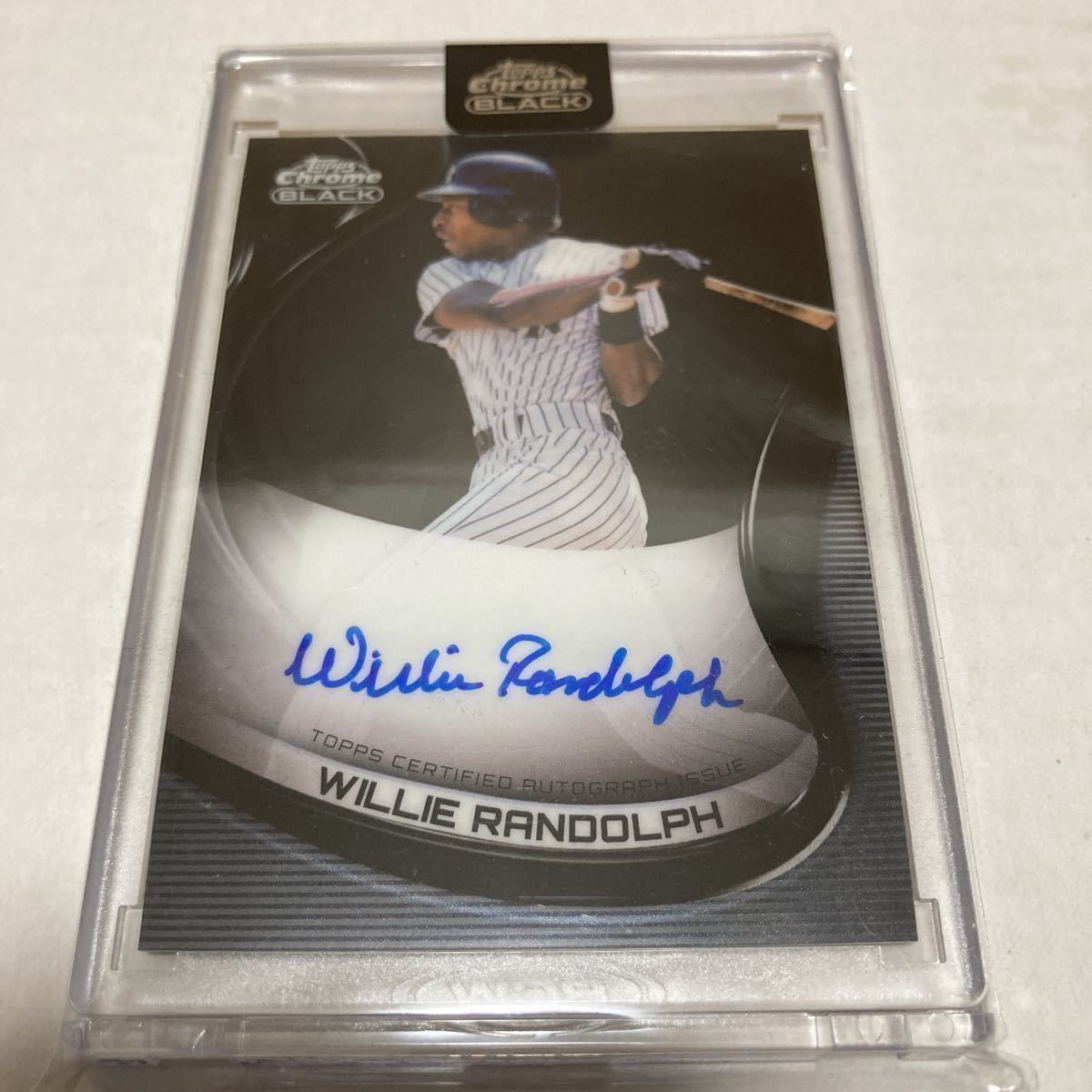 willie randolph】直筆サインカード 2022 MLB topps bowman panini